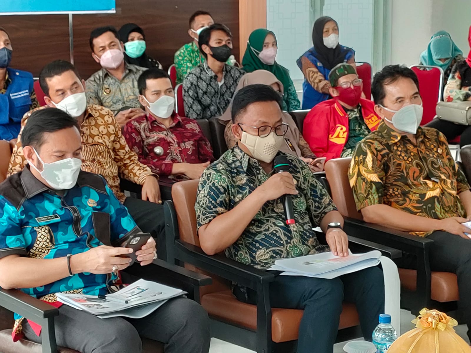 Bupati Bantaeng, Ilham Azikin memaparkan capaian Sanitasi Total Berbasis Masyarakat (STBM) dalam setahun terakhir.