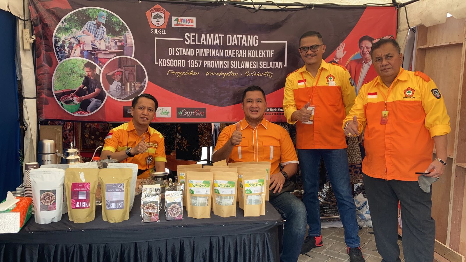 Kosgoro Sulsel Bawa Produk dari Bantaeng di Pameran UMKM Jakarta.