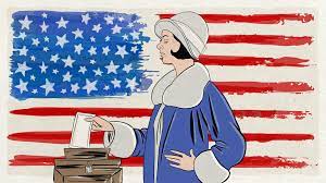  Wanita Amerika Serikan memberikan hak suara pertamanya dalam pemilu pada 29 maret 1867 